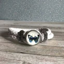 Luzaka Bijoux Snap<Bracelet Snap Solo blanc