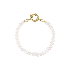 Femme Luzaka Bracelets<Bracelet Tahoré Perles nacre acier doré or