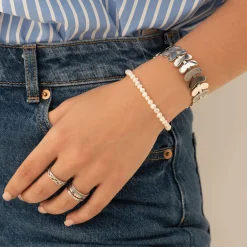 Femme Luzaka Bracelets<Bracelet Tahoré Perles nacre acier
