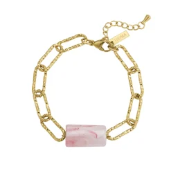 Femme Luzaka Bracelets<Bracelet Topia rose acier doré or