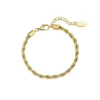Femme Luzaka Bracelets<Bracelet Torsada acier doré or