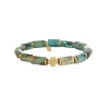 Femme Luzaka Bracelets<Bracelet Trefle Pin Africain acier doré or