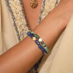 Femme Luzaka Bracelets<Bracelet Trefle Pin Africain acier doré or