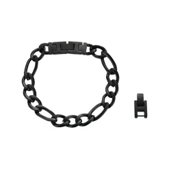 Homme Luzaka Bracelets<Bracelet Victor acier noir