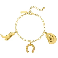 Femme Luzaka Bracelets<Bracelet Western acier doré or