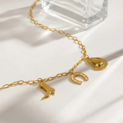 Femme Luzaka Bracelets<Bracelet Western acier doré or