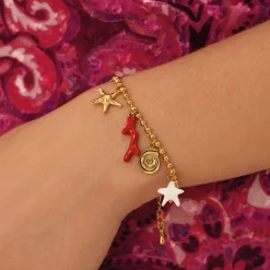 Femme Luzaka Bracelets<Bracelet Zanzibar acier doré