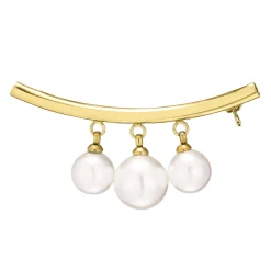 Femme Luzaka Broches<Broche Emmy acier doré or