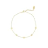 Femme Luzaka Chaînes De Cheville<Chaine de cheville Marguerite acier doré or