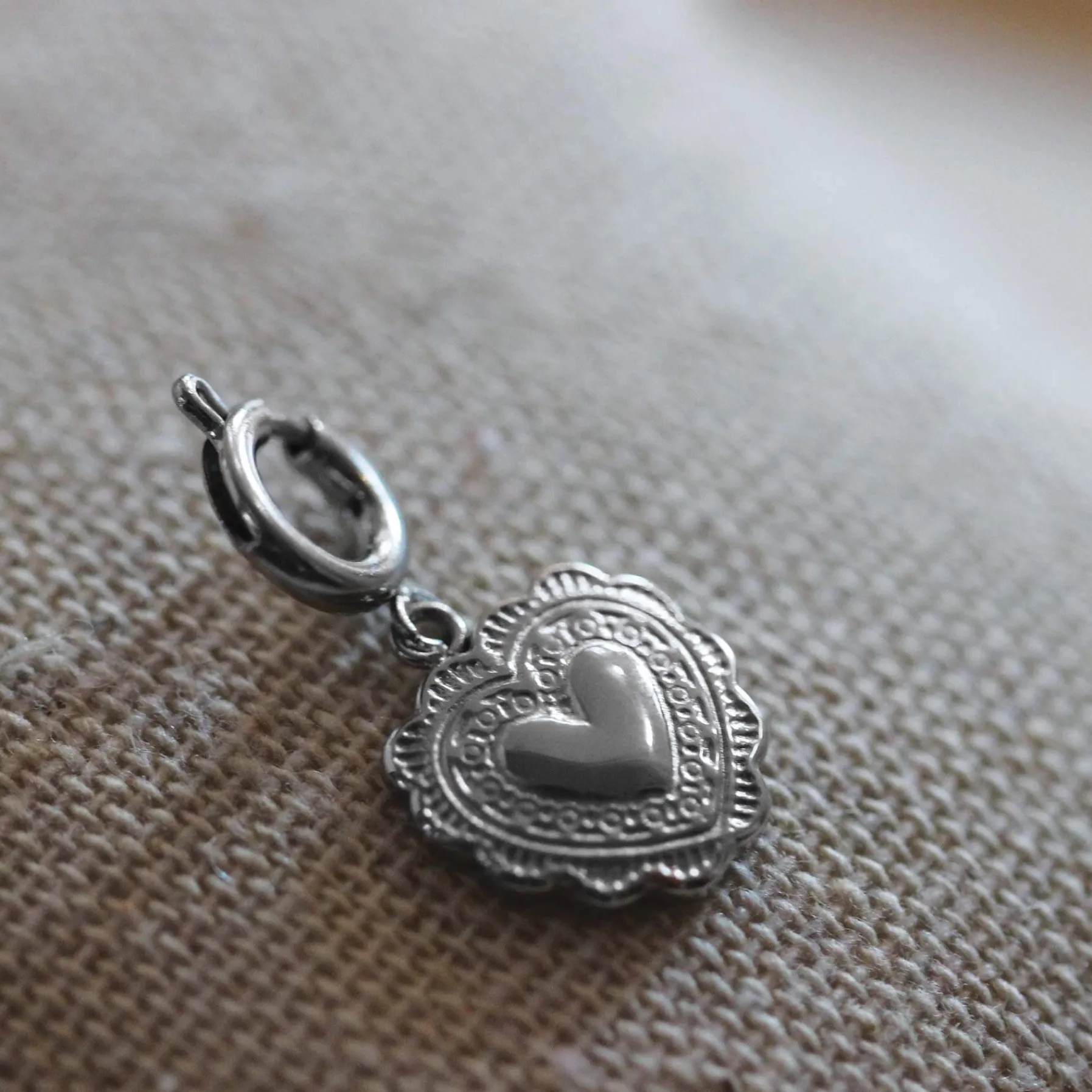 Luzaka Luzacharms<Charm acier coeur 2