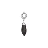 Luzaka Luzacharms<Charm acier pierre Obsidienne