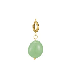 Luzaka Luzacharms<Charm Aventurine acier doré or