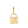 Luzaka Luzacharms<Charm Cadenas acier doré