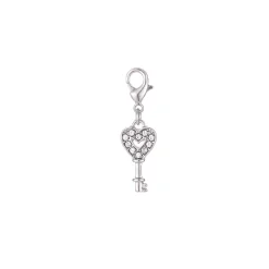Luzaka Charms Métal<Charm Clé strass