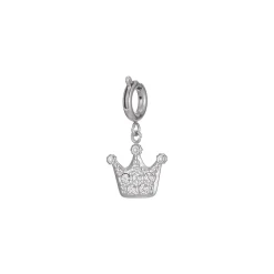 Luzaka Luzacharms<Charm Couronne acier