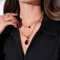 Luzaka Luzacharms<Charm Croix acier doré or