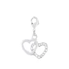 Luzaka Charms Métal<Charm Double coeur