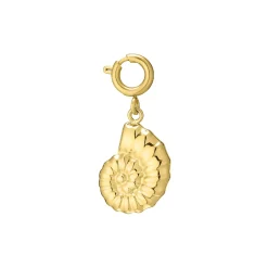 Luzaka Luzacharms<Charm Escargot  acier doré or