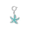 Luzaka Luzacharms<Charm Etoile de mer acier argenté