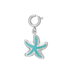 Luzaka Luzacharms<Charm Etoile de mer acier argenté