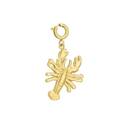 Luzaka Luzacharms<Charm Homard acier doré or