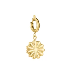 Luzaka Luzacharms<Charm Marguerite acier doré or