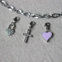 Luzaka Charms Métal<Charm métal Croix strass