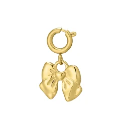 Luzaka Luzacharms<Charm Noeud  acier doré or