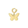 Luzaka Luzacharms<Charm Papillon acier doré or
