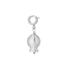 Luzaka Luzacharms<Charm poisson acier argenté