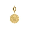Luzaka Luzacharms<Charm Rose Des Vents acier doré or