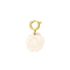 Luzaka Luzacharms<Charm Rose nacre acier doré or