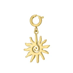 Luzaka Luzacharms<Charm Sunny acier doré or