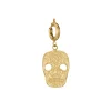 Luzaka Luzacharms<Charm Tête De Mort acier doré or
