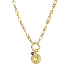 Femme Luzaka Colliers<Collier Amok acier doré or