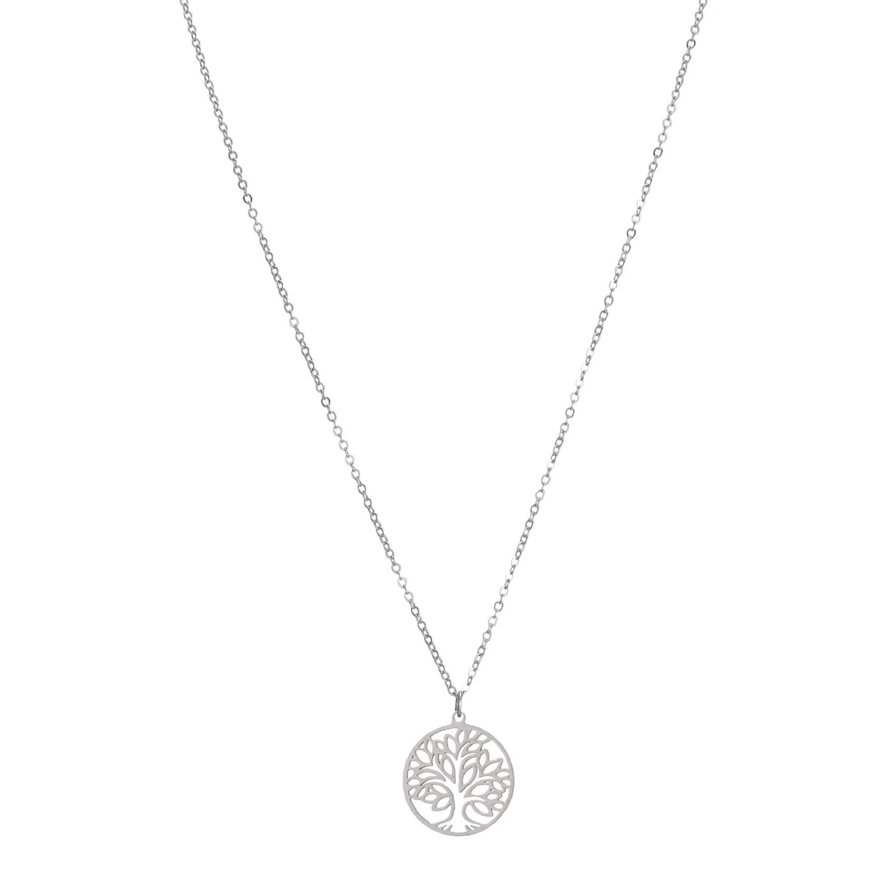 Femme Luzaka Colliers<Collier Arbre de vie acier argenté