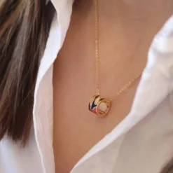 Femme Luzaka Colliers<Collier Art H1 acier doré or