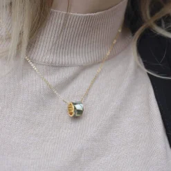 Femme Luzaka Colliers<Collier Art M1 acier doré or
