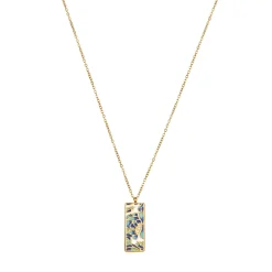 Femme Luzaka Colliers<Collier Artiste bleu doré or