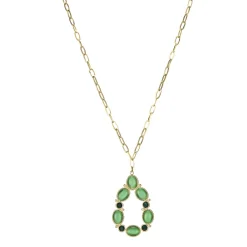 Femme Luzaka Colliers<Collier Aurora pierres Cymophane