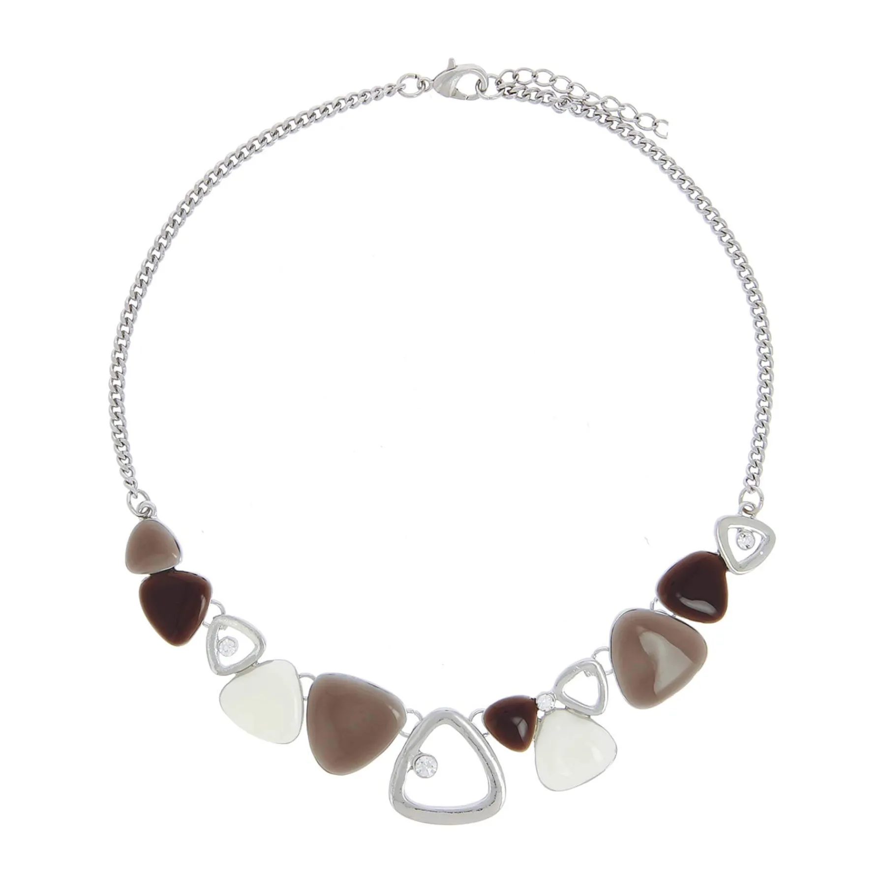 Femme Luzaka Colliers<Collier Babou marron