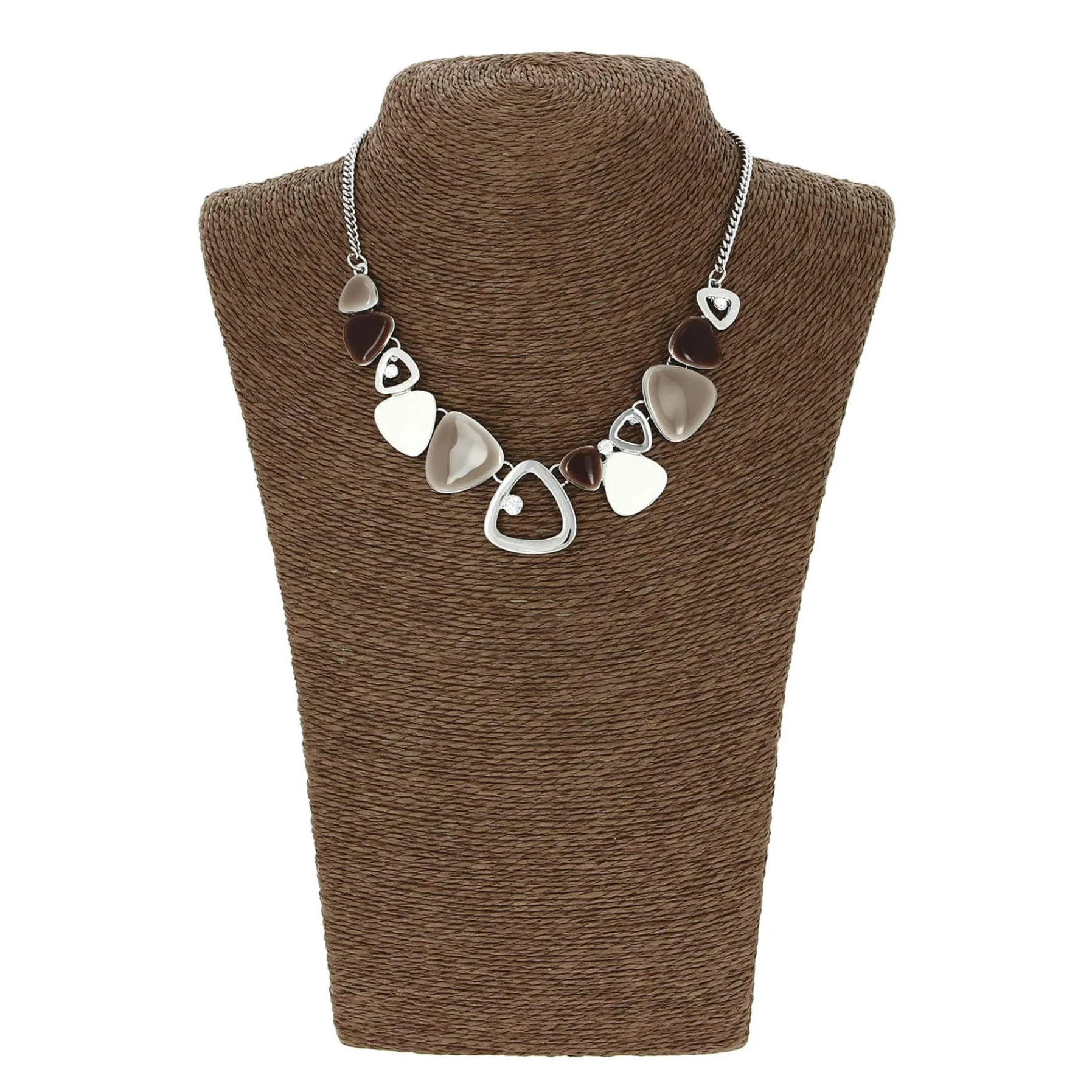 Femme Luzaka Colliers<Collier Babou marron