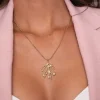 Femme Luzaka Colliers<Collier Barbara acier doré or et perles nacre