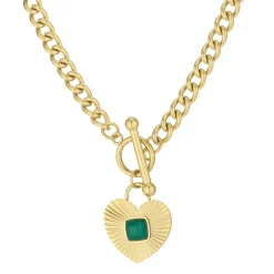 Femme Luzaka Colliers<Collier Bianca acier doré or