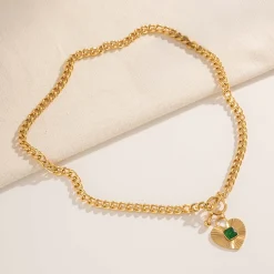 Femme Luzaka Colliers<Collier Bianca acier doré or