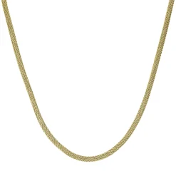 Femme Luzaka Colliers<Collier chaine Lausanne acier doré or