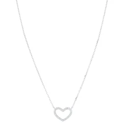 Femme Luzaka Colliers<Collier Coeur Argent 925 rhodié