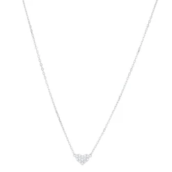 Femme Luzaka Colliers<Collier Corazon Argent 925 rhodié