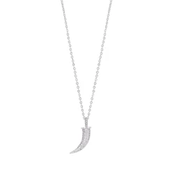 Femme Luzaka Colliers<Collier Corne zircons