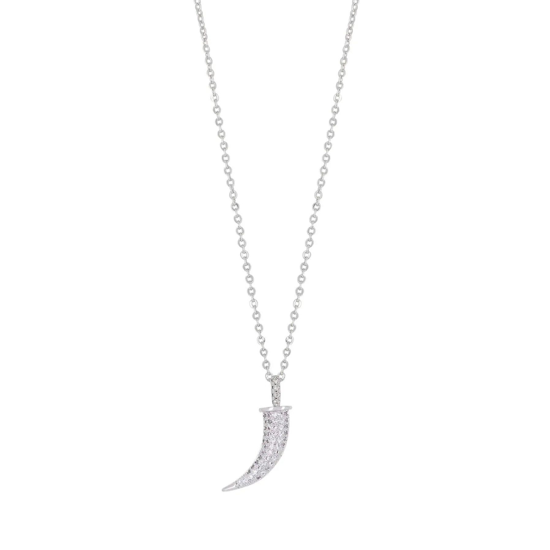 Femme Luzaka Colliers<Collier Corne zircons